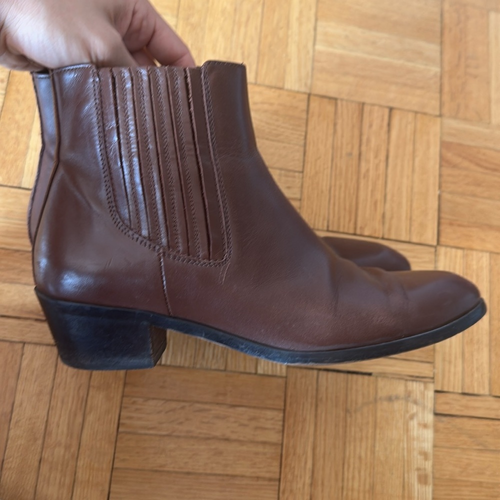 J. Crew Genuine Leather Ankle Booties Chelsea Boots